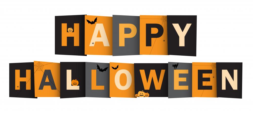Happy Halloween Banner Wall Decal – Wallmonkeys