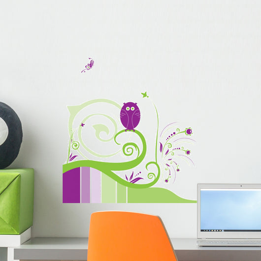 Owl Wall Mural