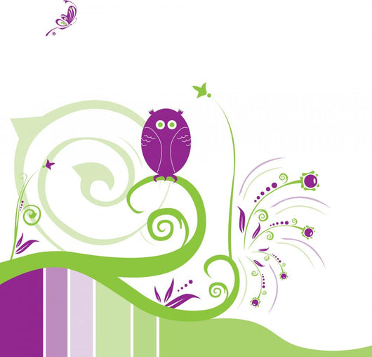 Owl Wall Mural