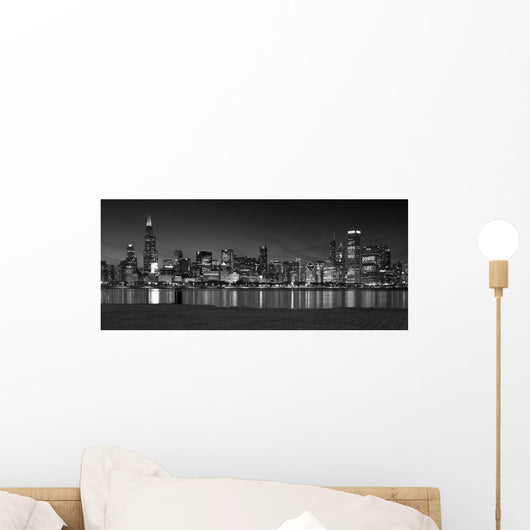 Chicago Panoramic Skyline Wall Decal