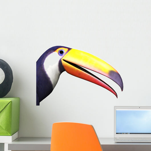 Closeup of toucan bird Wall Decal
