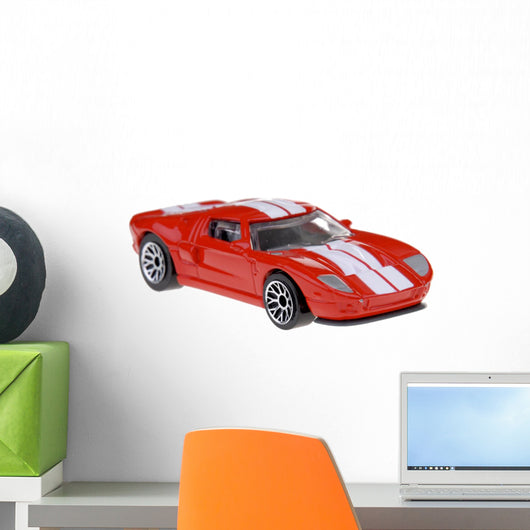 red sportscar Wall Decal