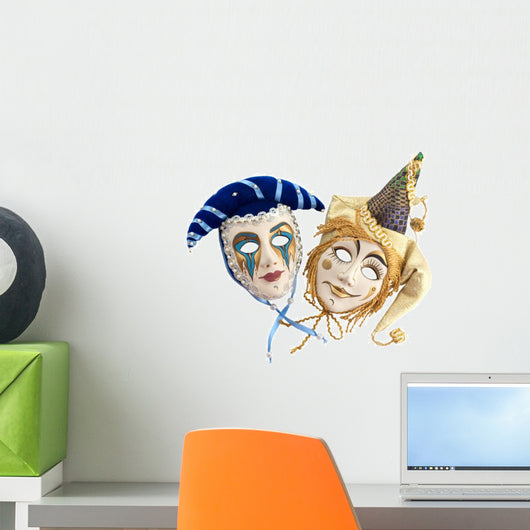 Theatre Masks Wall Decal