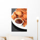 chicken wings and dips Wall Mural