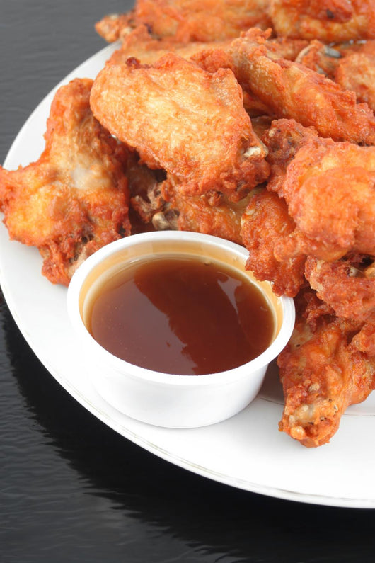 chicken wings and dips Wall Mural