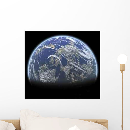 Earth Rising Wall Decal