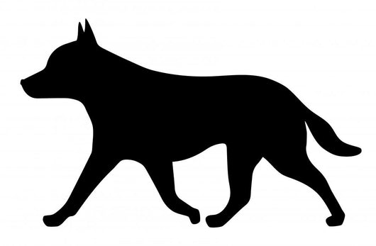 Dog White Wall Decal