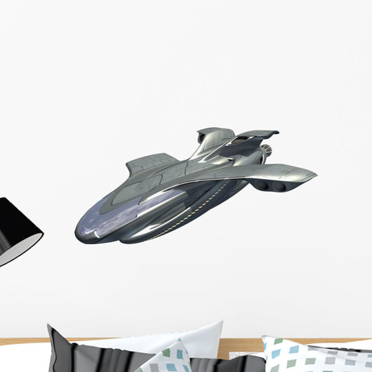 Futuristic Military Ugo Spacecraft Wall Decal
