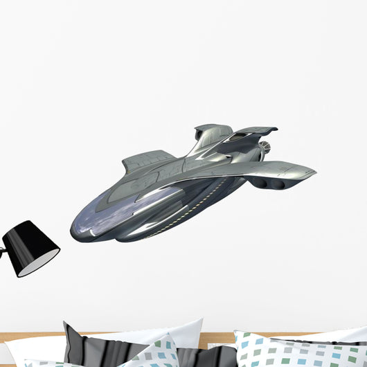 Futuristic Military Ugo Spacecraft Wall Decal