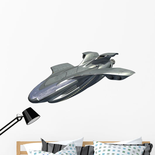 Futuristic Military Ugo Spacecraft Wall Decal