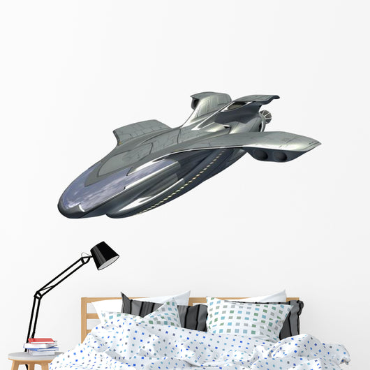 Futuristic Military Ugo Spacecraft Wall Decal
