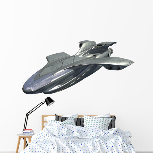 Futuristic Military Ugo Spacecraft Wall Decal