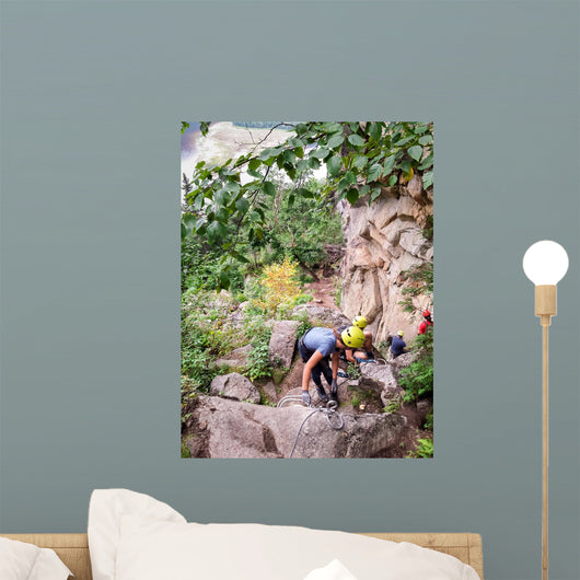 Via ferrata Wall Mural