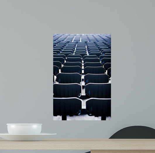 Empty Seats at the Stadium Wall Mural