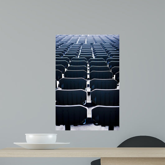 Empty Seats at the Stadium Wall Mural