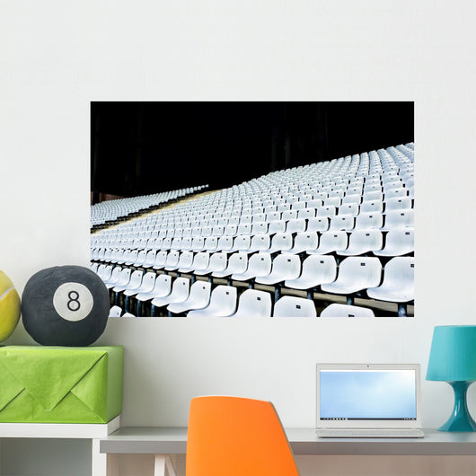 Empty Seats at the Stadium Wall Mural