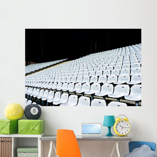 Empty Seats at the Stadium Wall Mural