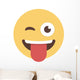 Crazy - Emoji Wall Decal