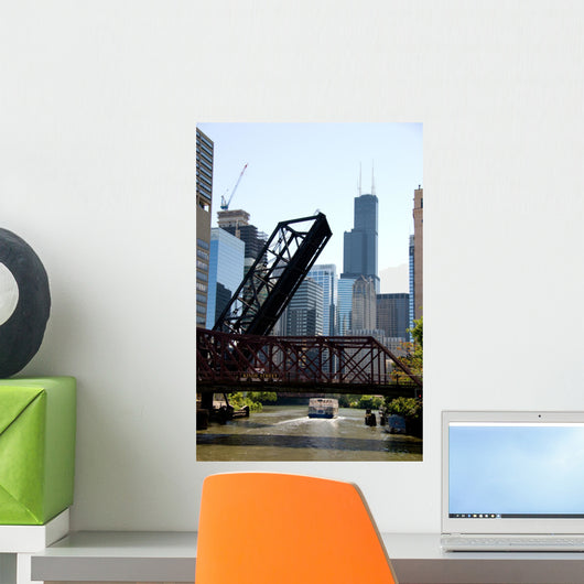 Chicago Bridge Wall Mural