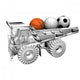 Truck and Sport Ball Wall Mural