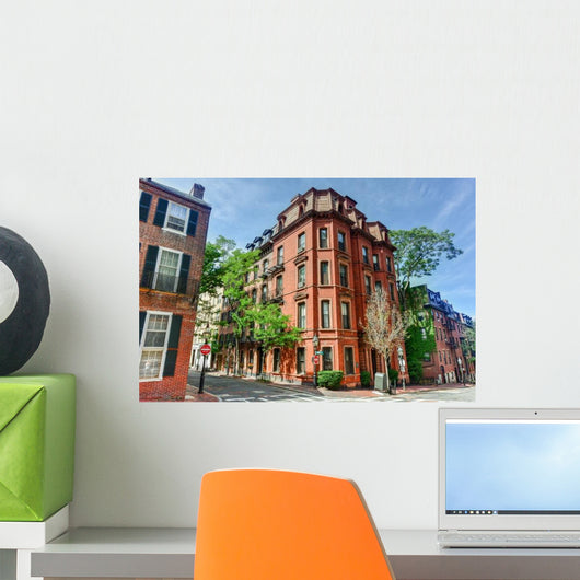 Beacon Hill Neighborhood Boston Wall Decal