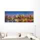 Manhattan Night New York Panorama Skyline Wall Decal