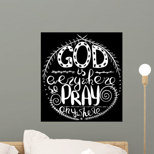 God Is Everywhere so Wall Decal