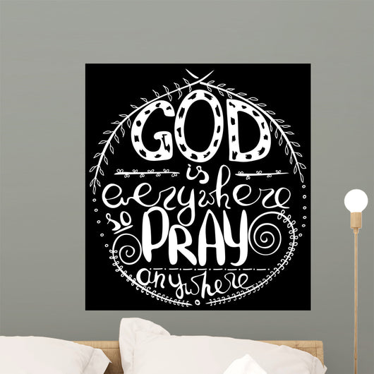 God Is Everywhere so Wall Decal