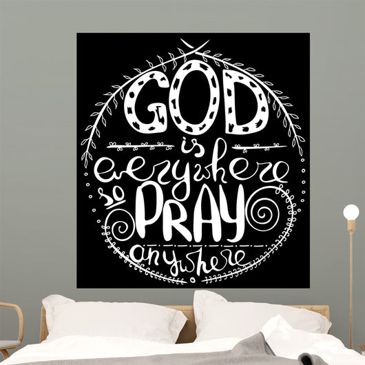 God Is Everywhere so Wall Decal