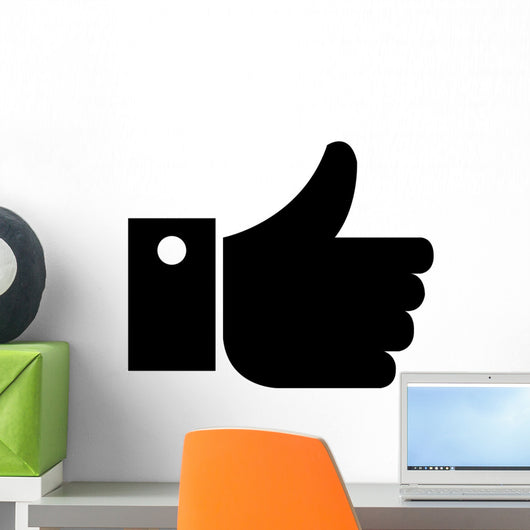 Symbol like Thumbs up Wall Decal