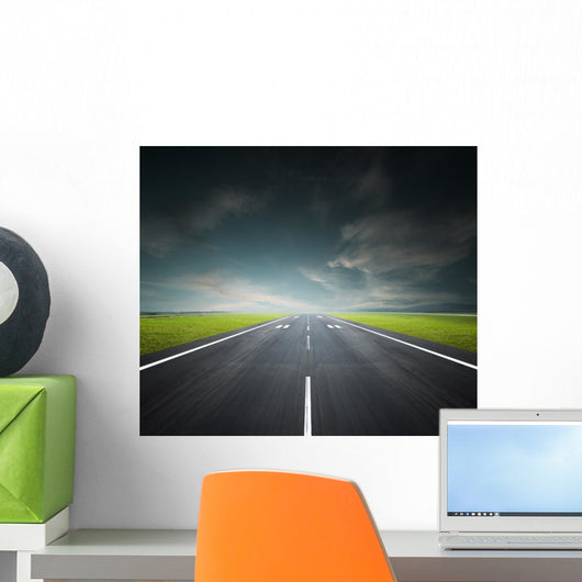airport runway Wall Mural