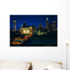 Skyline Uptown Night Charlotte Wall Decal