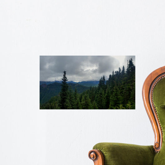 Cascading forests Wall Mural