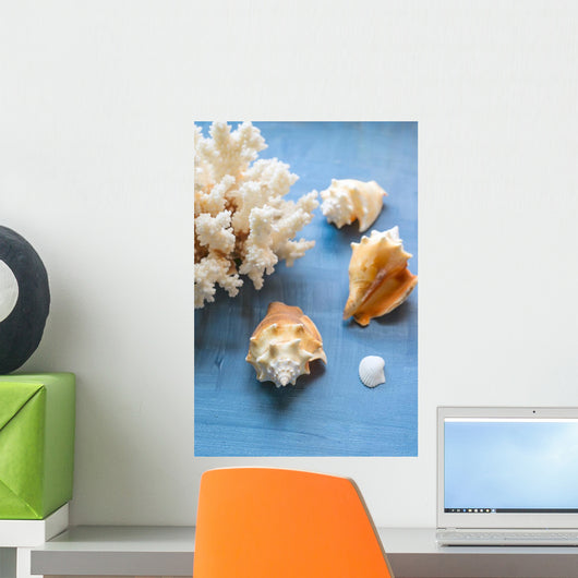 coral Wall Mural