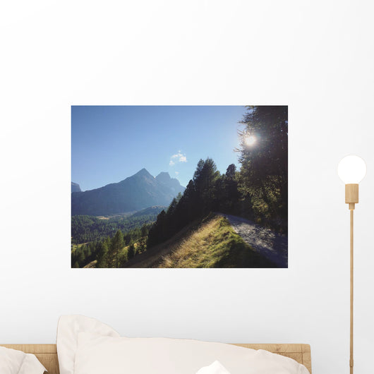 strada montagna Wall Mural