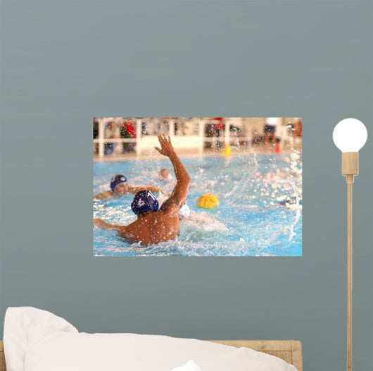 Water Polo Player Wall Mural