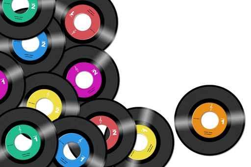 vinyl records Wall Decal