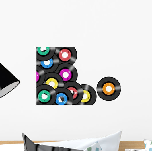 Vinyl Records Wall Decal