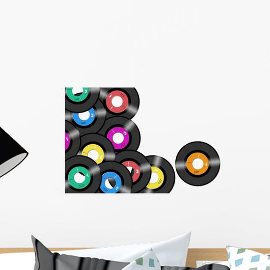 vinyl records Wall Decal