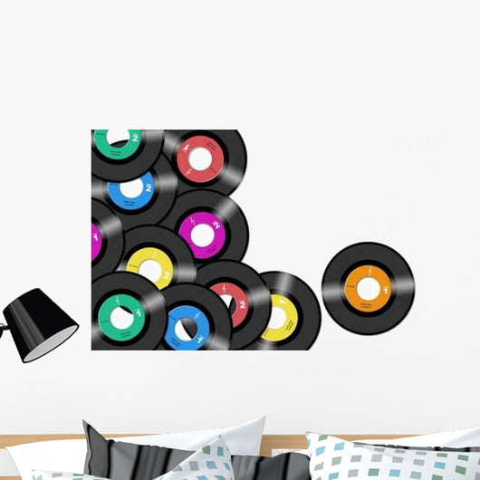 vinyl records Wall Decal