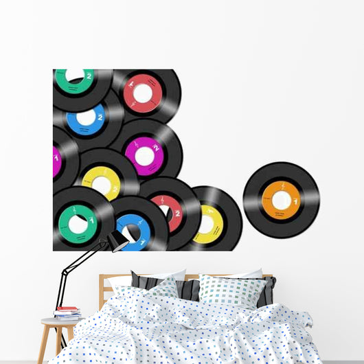 vinyl records Wall Decal