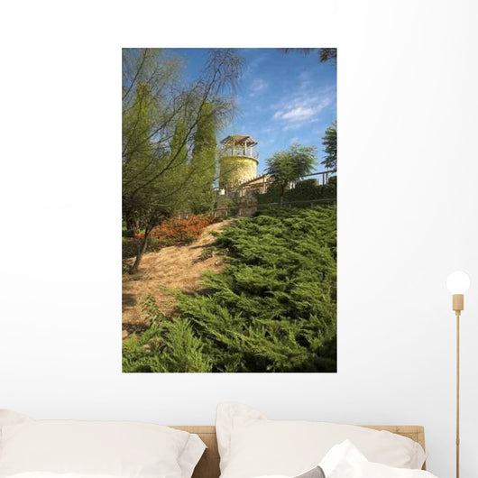 Arbor and Green Grass Wall Decal