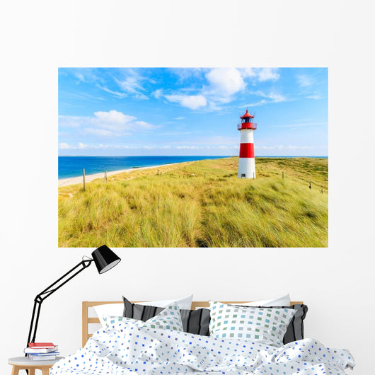 Ellenbogen Lighthouse Sand Dune Wall Decal