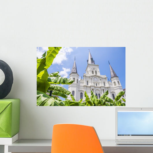New Orleans Famous Church Wall Decal