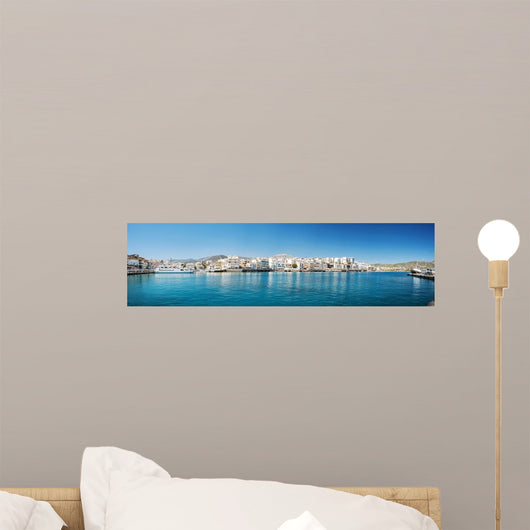 Greek Mediterranean Harbor Wall Mural