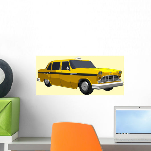 Yellow Cab 1 Wall Mural