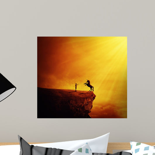 How to Tame Unicorn Wall Decal Design 1