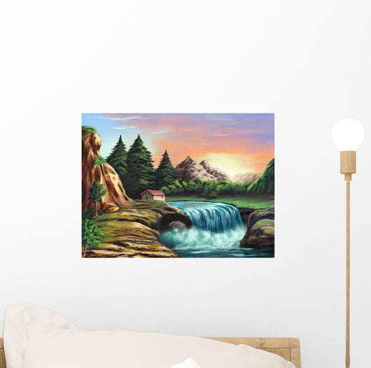 Fantasy Landscape Wall Decal