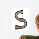 Pipe Alphabet Letter Wall Decal Design 1