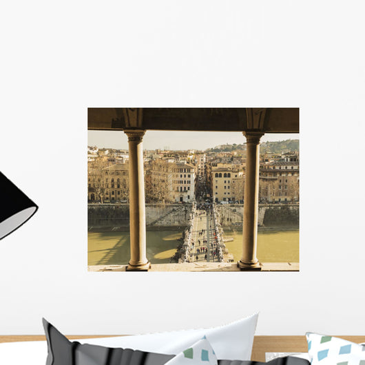 Castel Sant'Angelo Bridge Sant'Angelo Wall Decal